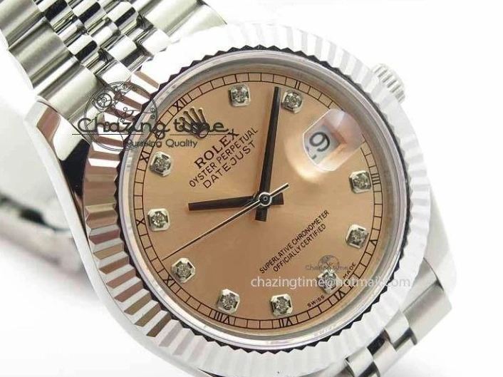 0507 Packable DateJust II 41mm BP Maker Best Edition RG Diamonds Dial On New Version Jubilee Bracelet A 3620